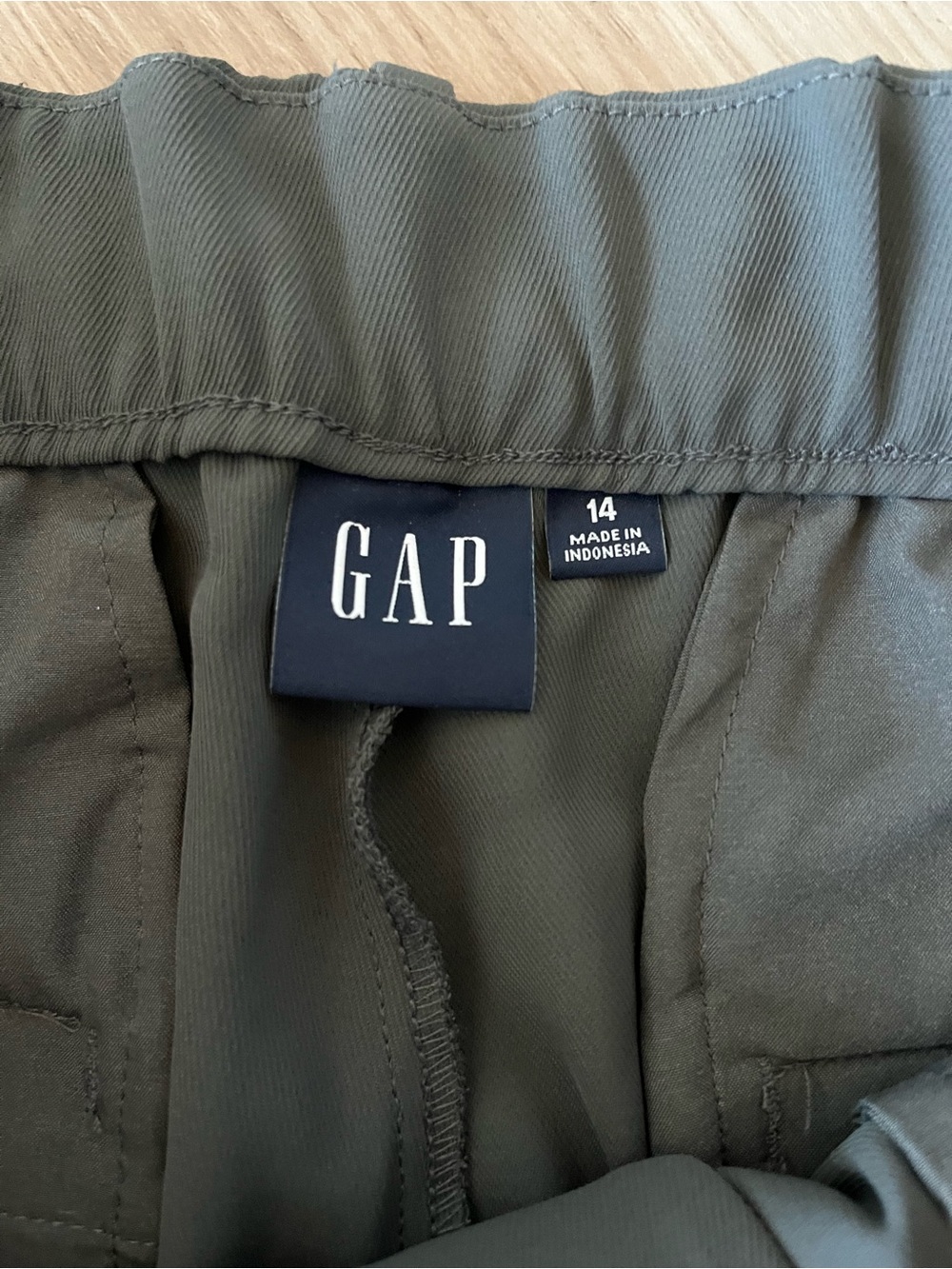 GAP Wide Leg Trouser Pants Grey Size 14 NWT High Rise - Picture 6 of 10